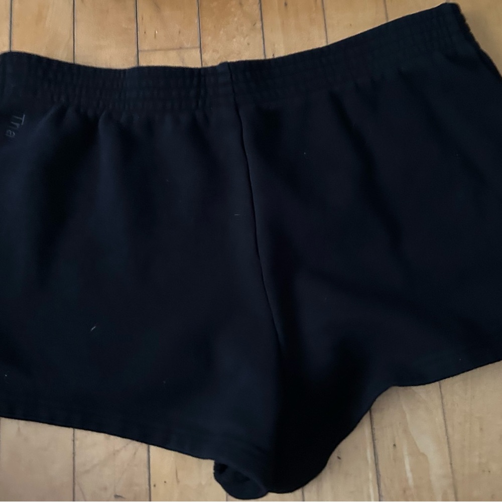 Black Women's Casual Elastic-Waist Shorts